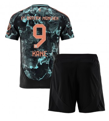 Bayern Munich Harry Kane #9 Segunda Equipación Niños 2024-25 Manga Corta (+ Pantalones cortos)